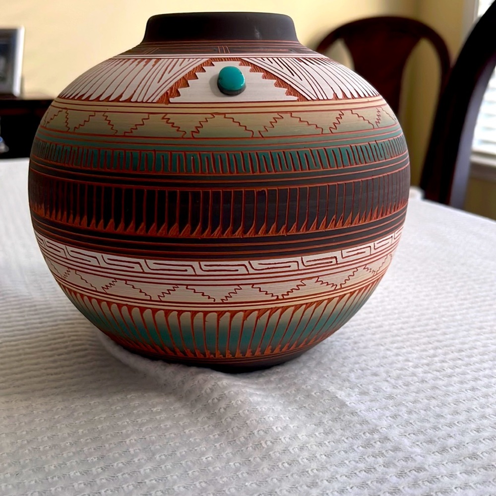 Signed Michael Charli Native American Pottery